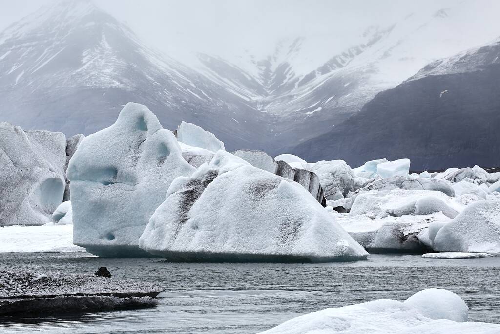 Lago glacial na Islândia - Foto, Imagem