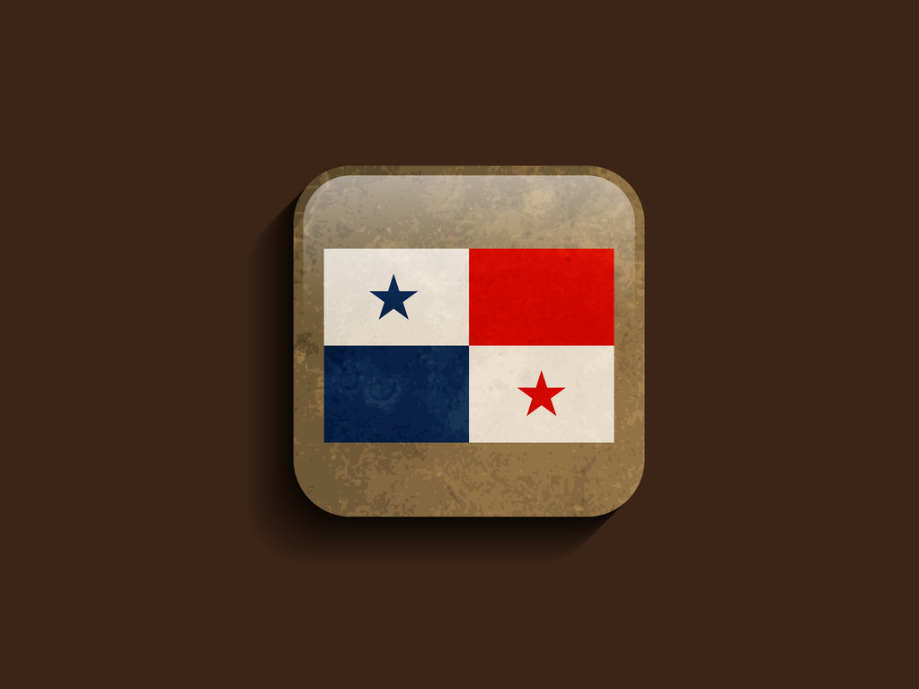 Belle conception de drapeau du Panama
. - Vecteur, image
