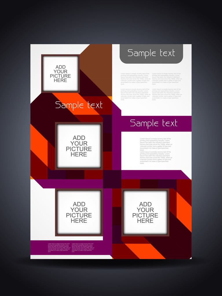 Presentation of elegant flyer or cover design. - Vector, Image