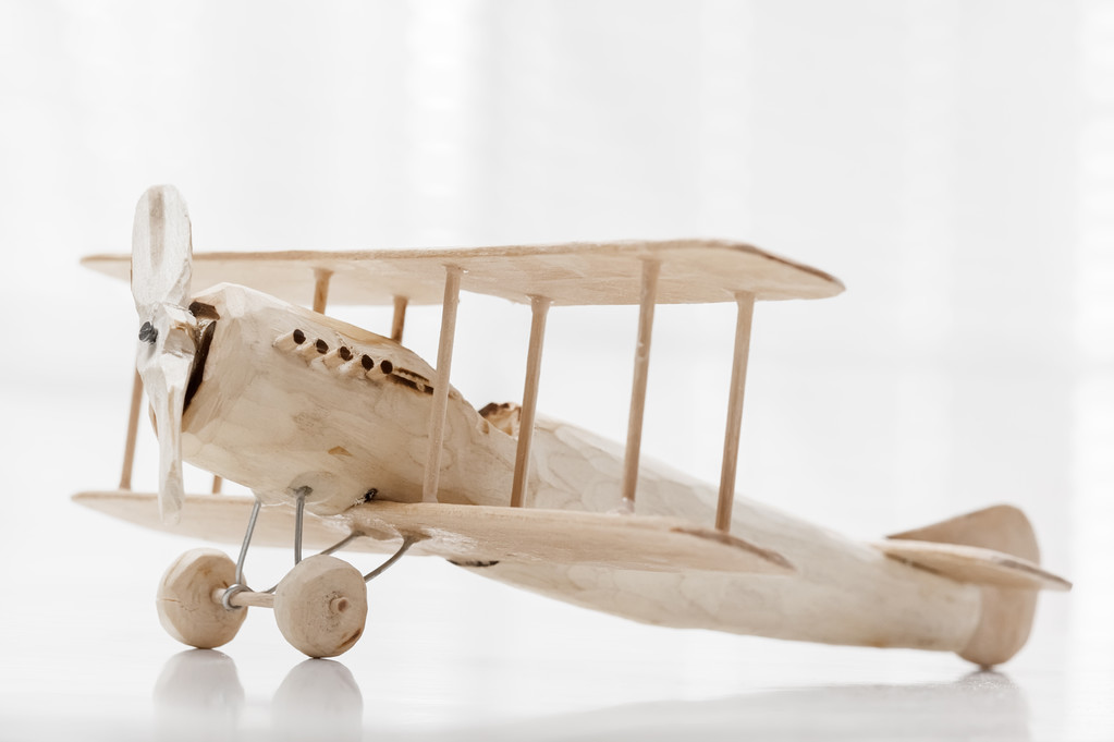 おもちゃの飛行機 - 写真・画像