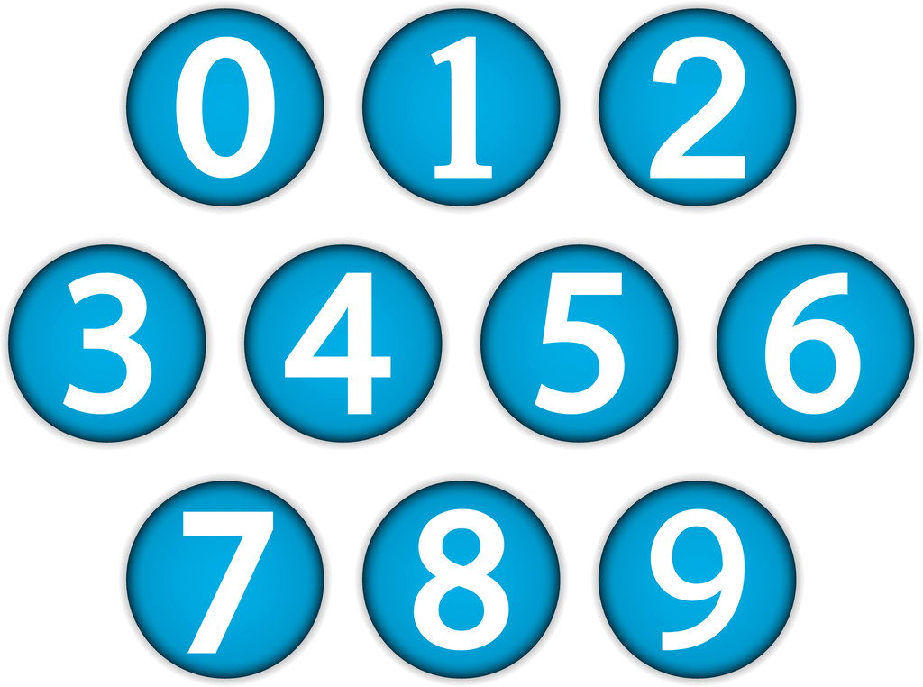 Conjunto de números - Vector, Imagen