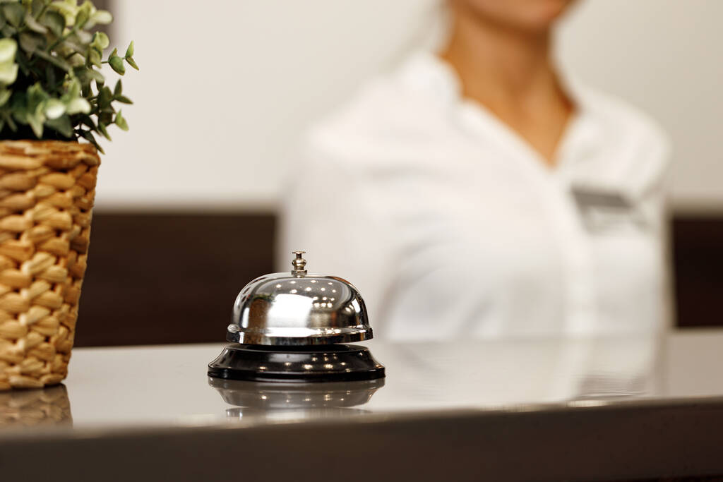 Hotelový servis zvonek na recepci - Fotografie, Obrázek