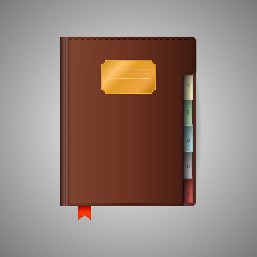 Illusztráció: notebook - Vektor, kép
