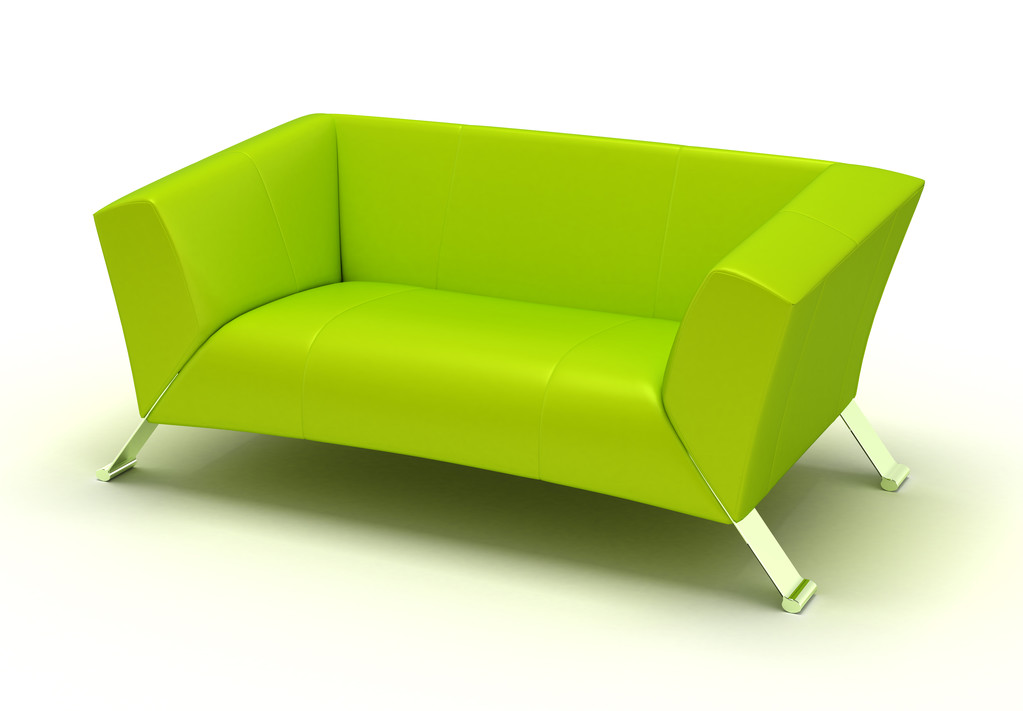 зеленый диван
 - Фото, изображение