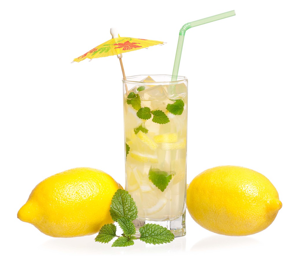 Glas limonade - Foto, afbeelding