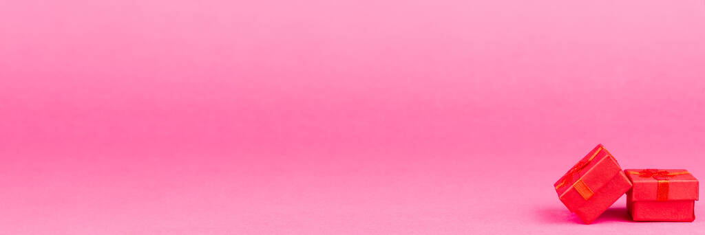 Sfondo rose rosse naturali. Colorato sfondo rosa parete. - Foto, immagini
