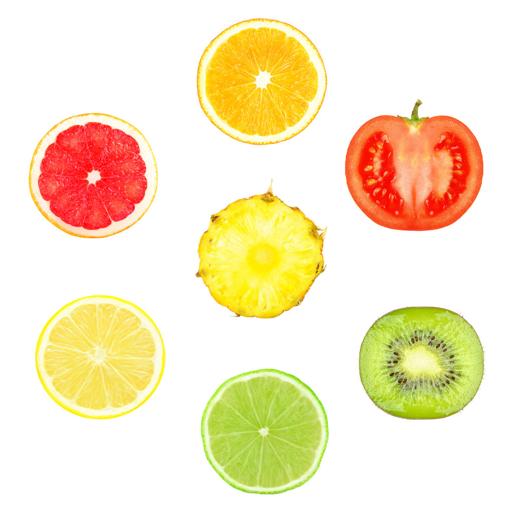 Rebanadas de fruta
 - Foto, imagen