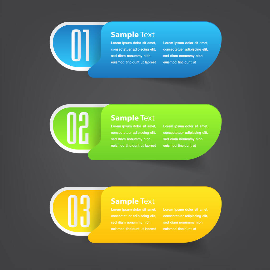 μοντέρνα πρότυπα πλαίσιο κειμένου, banner Infographics - Διάνυσμα, εικόνα