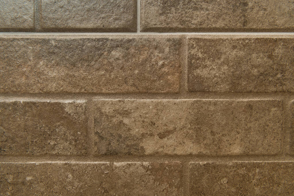 background of brown brick wall, top view - Photo, Image