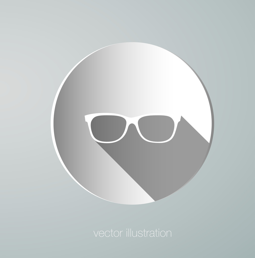 ikona s brýlemi - Vektor, obrázek