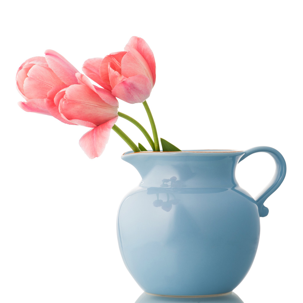 tulipany w słoiku - Zdjęcie, obraz