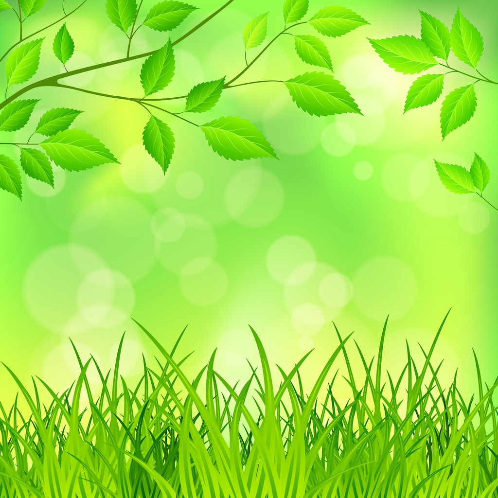 Hintergrund: Frühling - Vektor, Bild