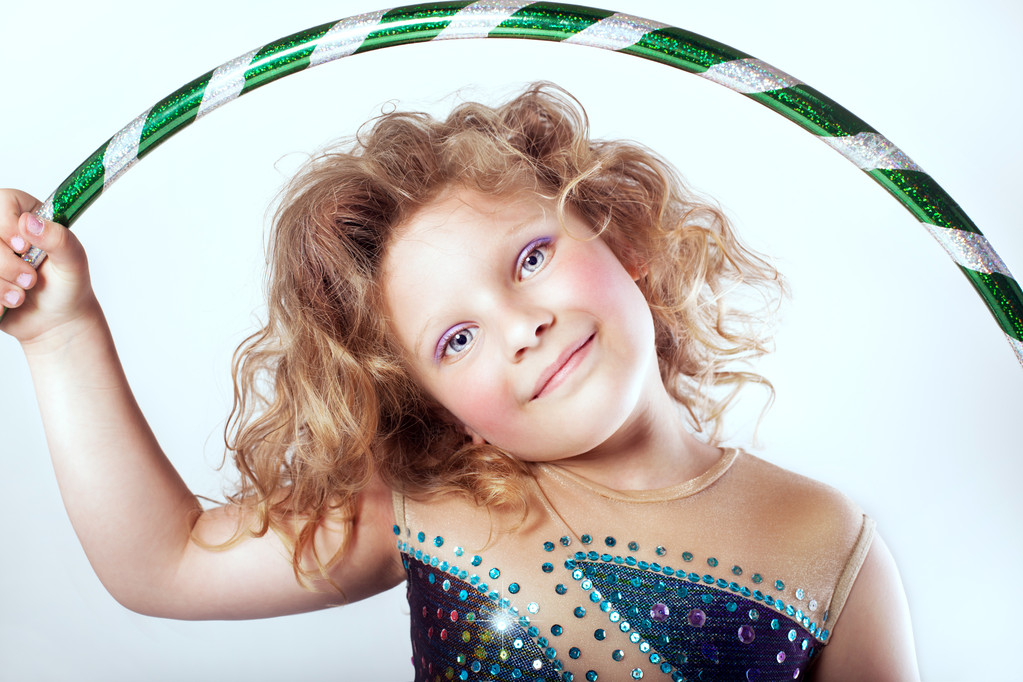 roztomilá mladá dívka s hulahop - Fotografie, Obrázek