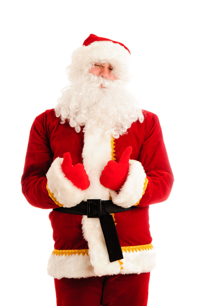 Santa Claus aislado sobre blanco
 - Foto, Imagen