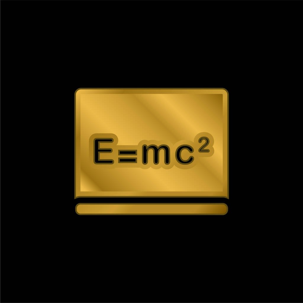 Золота металева піктограма дошки або вектор логотипу
 - Вектор, зображення