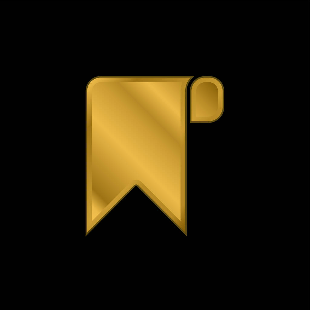 Dodaj złotą ikonę metaliczną lub wektor logo - Wektor, obraz