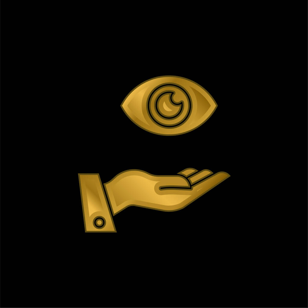 Aktivität vergoldet metallisches Symbol oder Logo-Vektor - Vektor, Bild