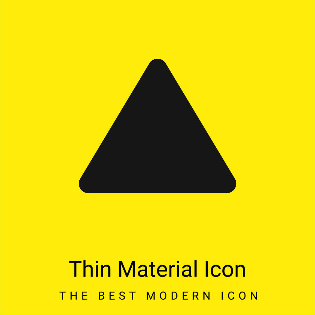 Candeggina icona materiale giallo brillante minimo - Vettoriali, immagini
