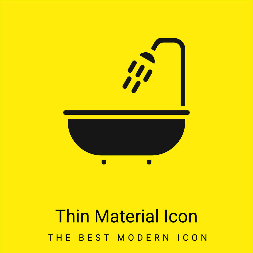 Vana minimální jasně žlutý materiál ikona - Vektor, obrázek