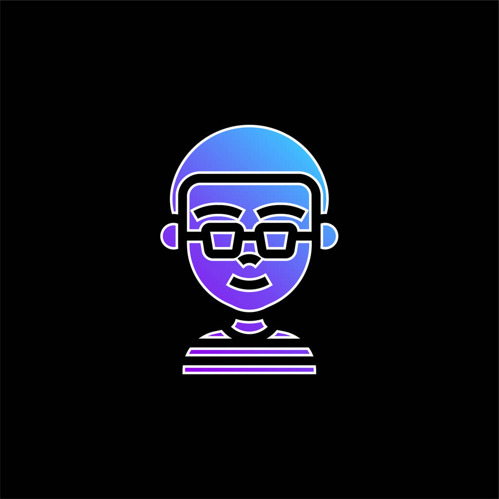 Vektorová ikona Boy blue gradient - Vektor, obrázek