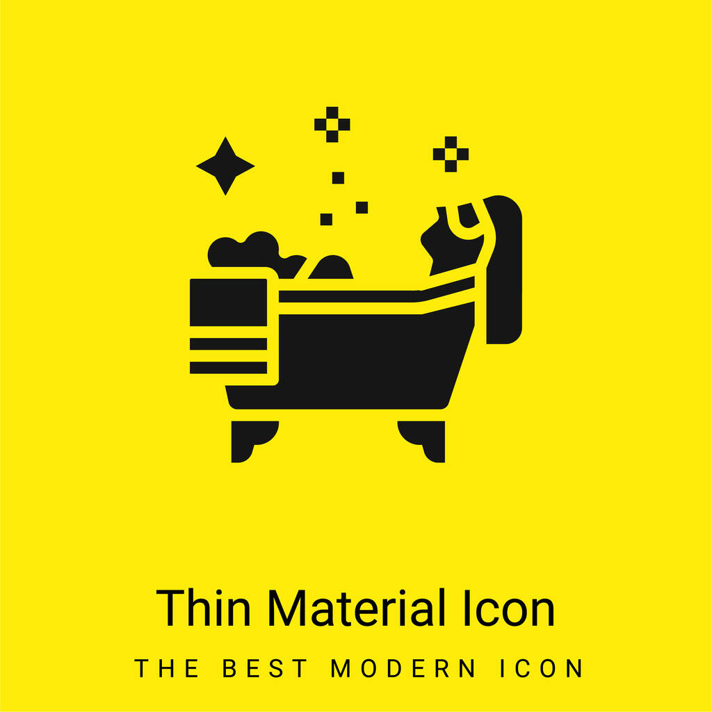 Vana minimální jasně žlutý materiál ikona - Vektor, obrázek