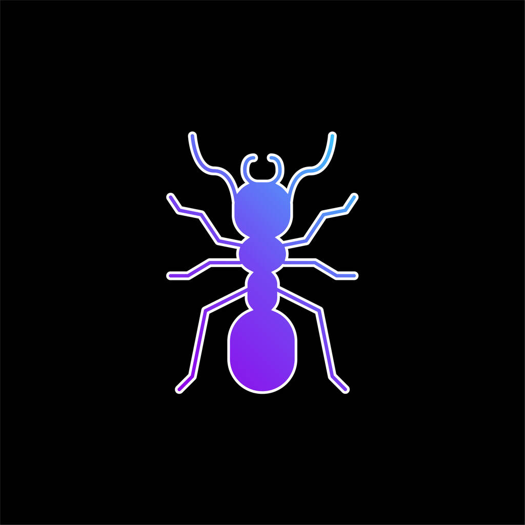 Icona vettoriale gradiente blu formica - Vettoriali, immagini
