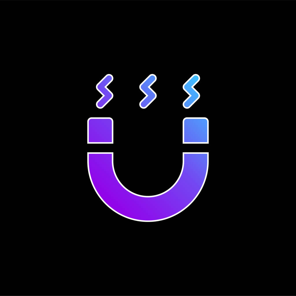 Atraktivní ikona modrého přechodu - Vektor, obrázek