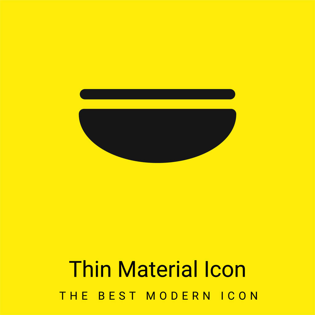 Rovnováha minimální jasně žlutá ikona materiálu - Vektor, obrázek
