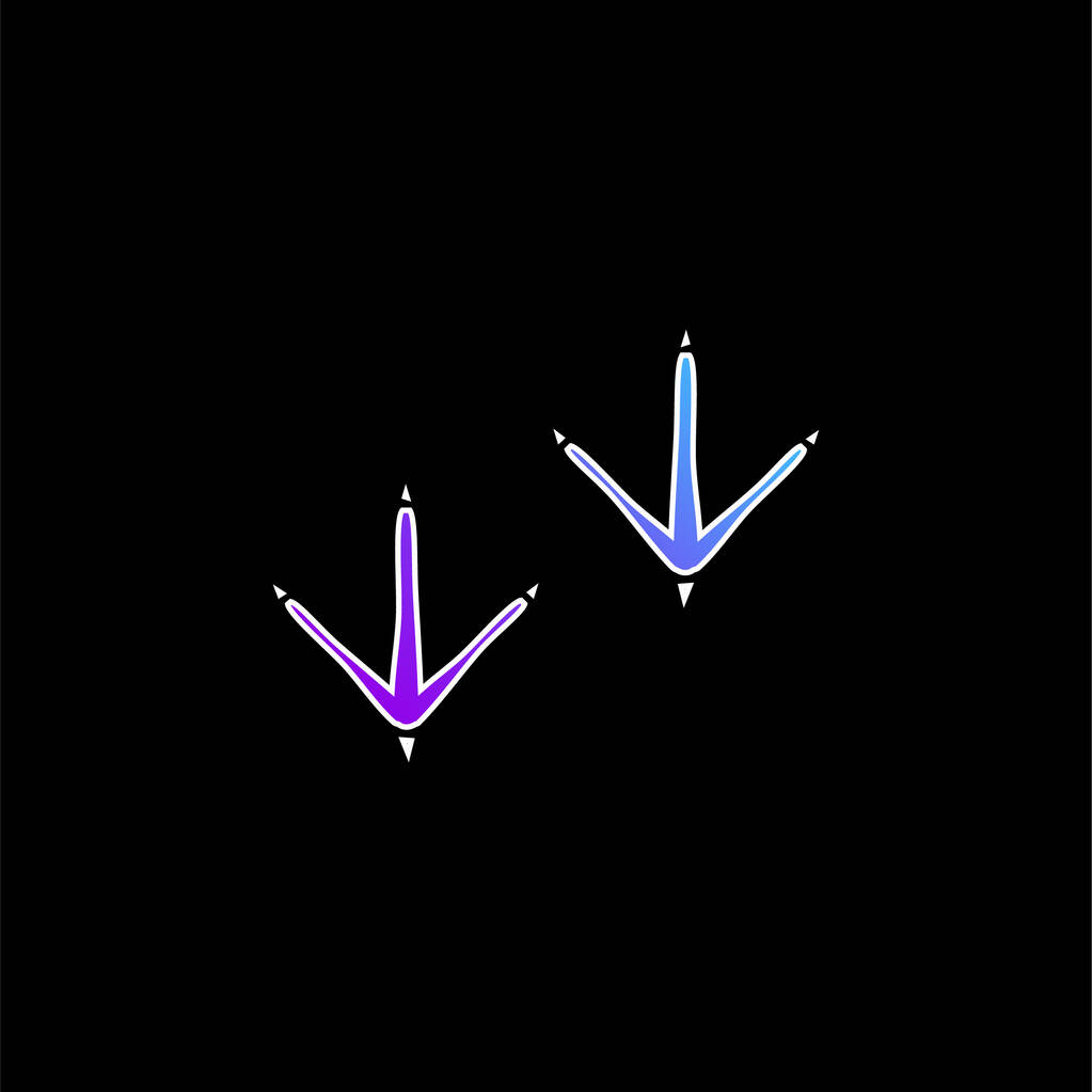 Значок голубого градиента - Вектор,изображение