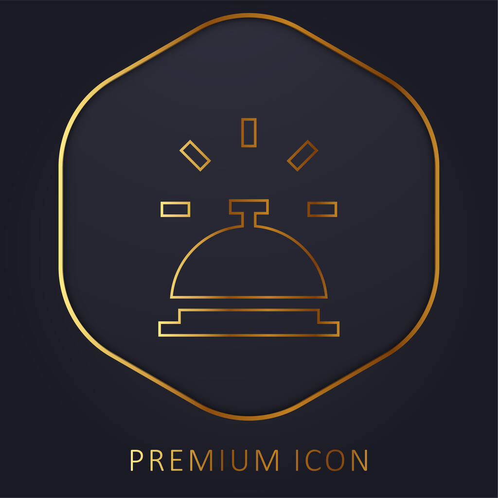 Логотип або значок преміум-класу Bell Golden Line
 - Вектор, зображення