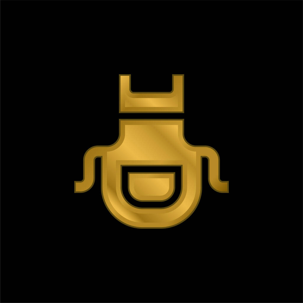 Позолоченный фартук или вектор логотипа - Вектор,изображение
