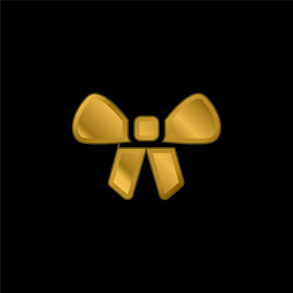 Baş altın kaplama metalik simge veya logo vektörü - Vektör, Görsel