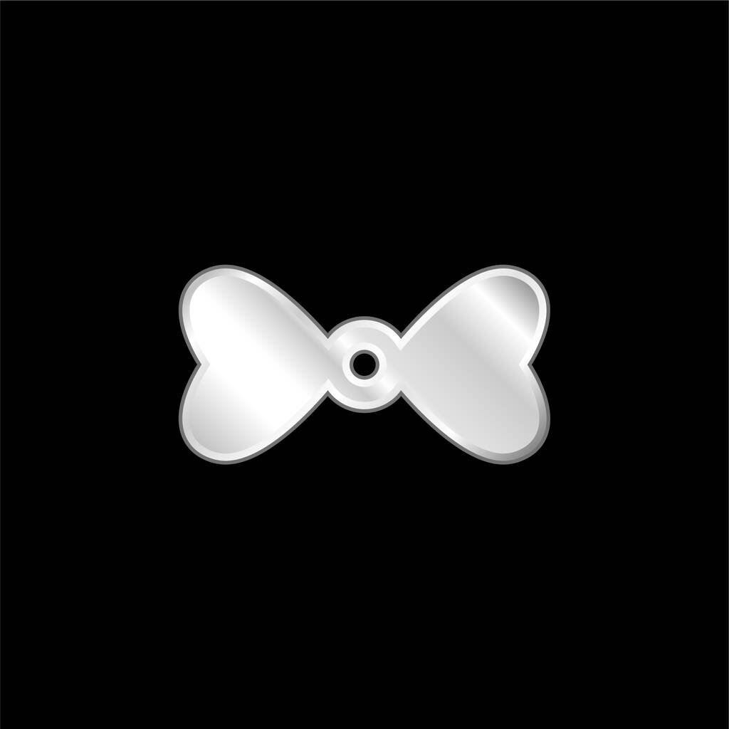 Бабочка с позолоченной иконой из серебра - Вектор,изображение