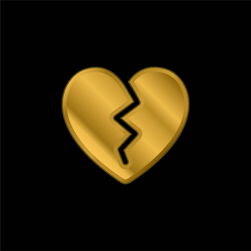 Золотий покритий металевим іконом або вектором логотипу - Вектор, зображення