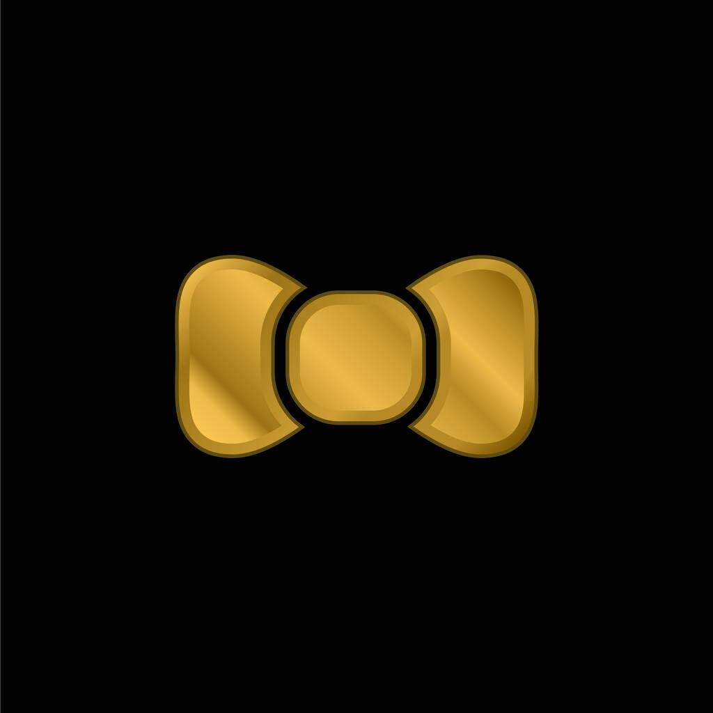 Keula kullattu metallinen kuvake tai logo vektori - Vektori, kuva