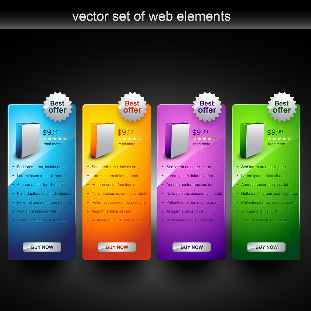 Вектор елемента відображення веб-продукту
 - Вектор, зображення