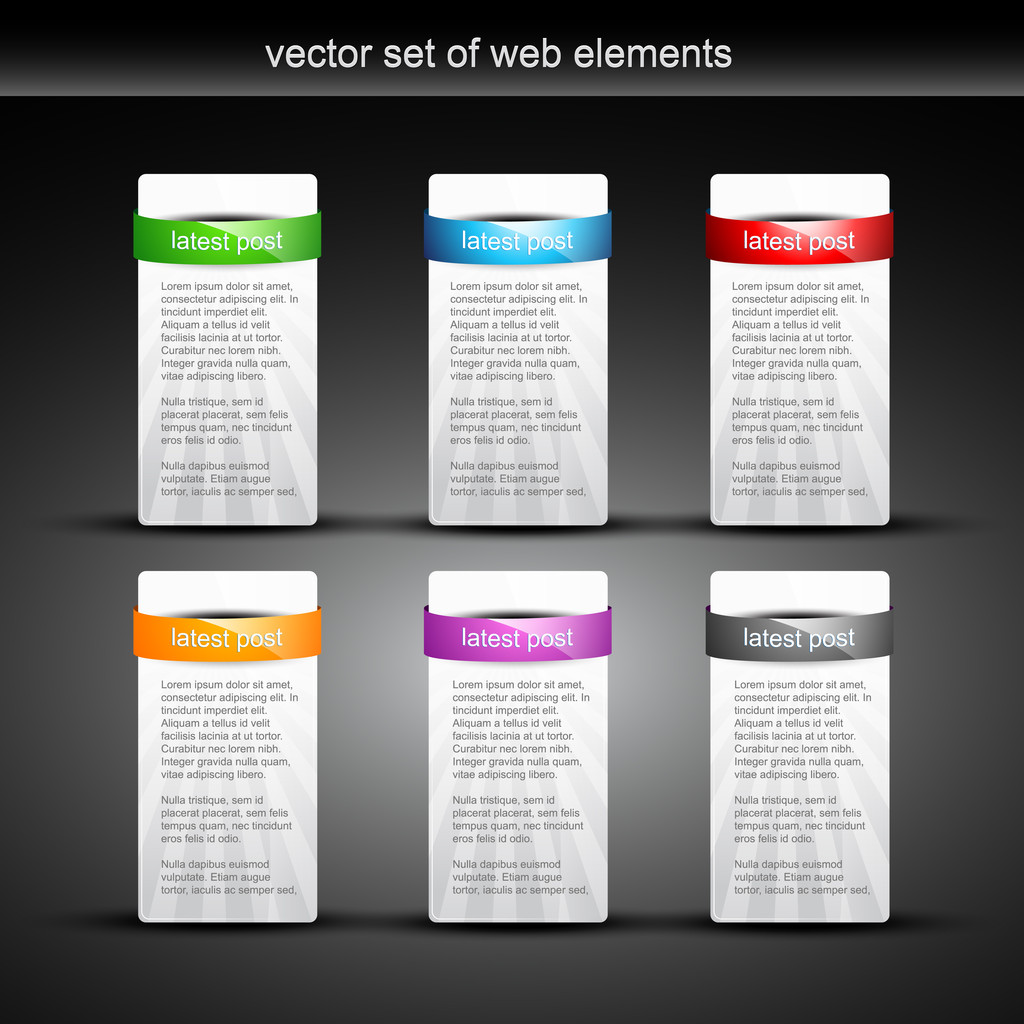 Отображение веб-элементов с пространством для текста
 - Вектор,изображение