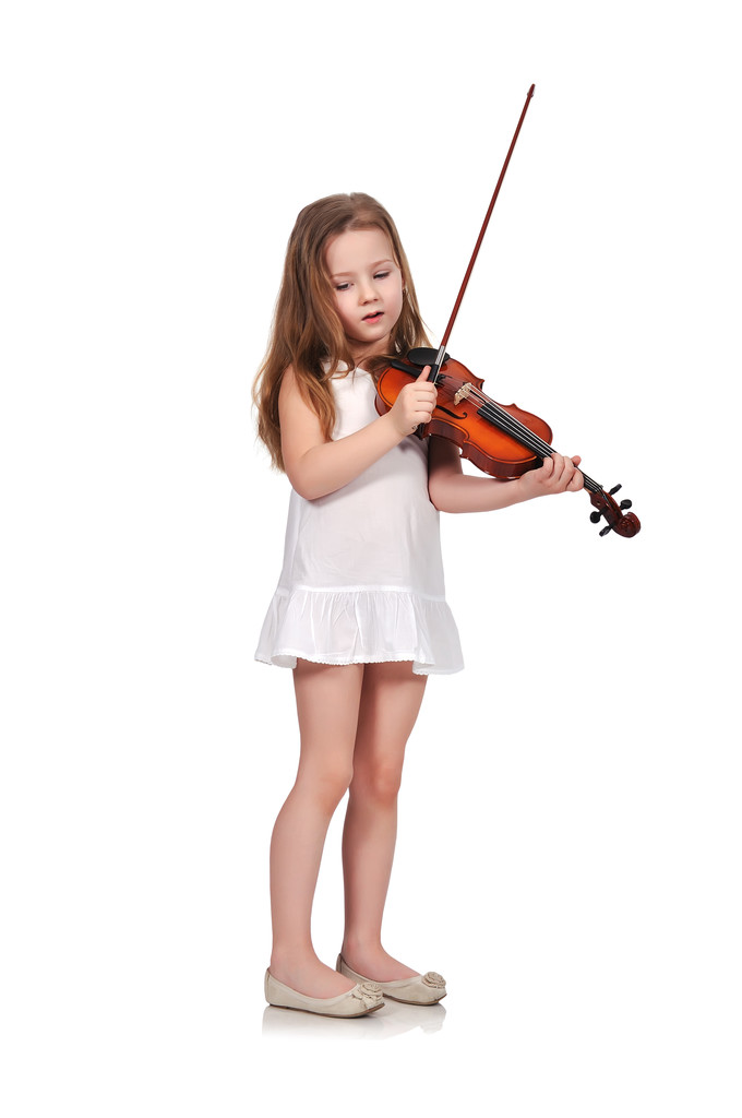 κορίτσι με το βιολί - Φωτογραφία, εικόνα