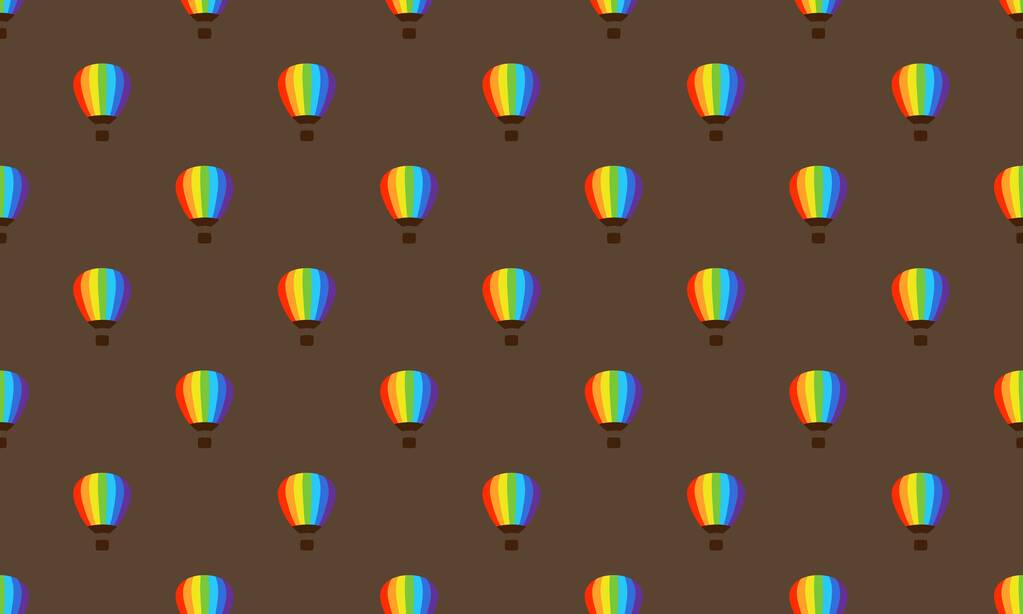 Farbiger Hintergrund mit verschiedenem Zubehör - Vektor, Bild