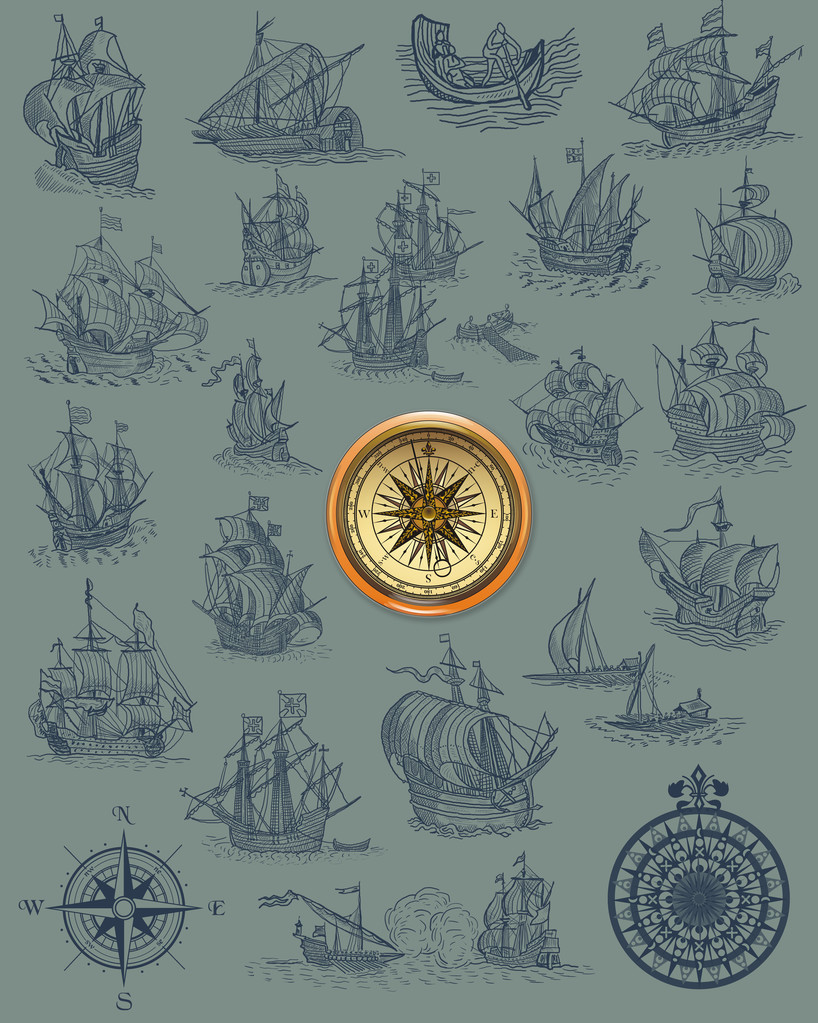 Piratenlandkarte - Foto, Bild