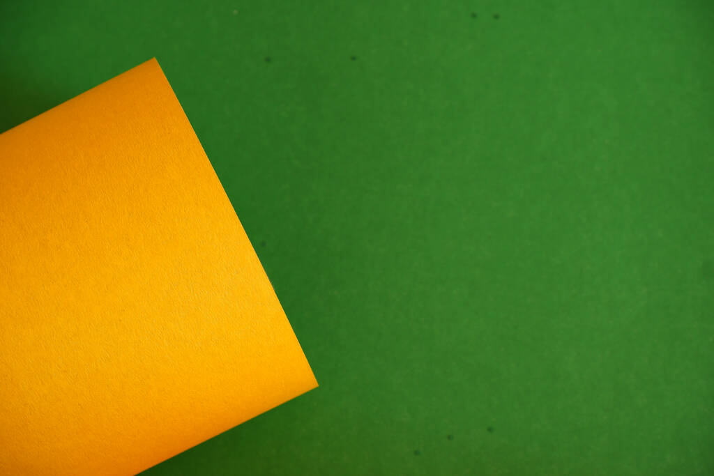 Fundo verde e amarelo. Textura de cartão. Volume. - Foto, Imagem
