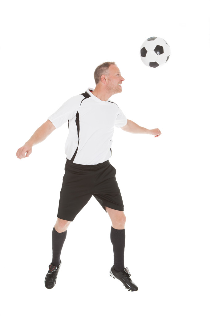 Soccer Player Jumping - Photo, Image