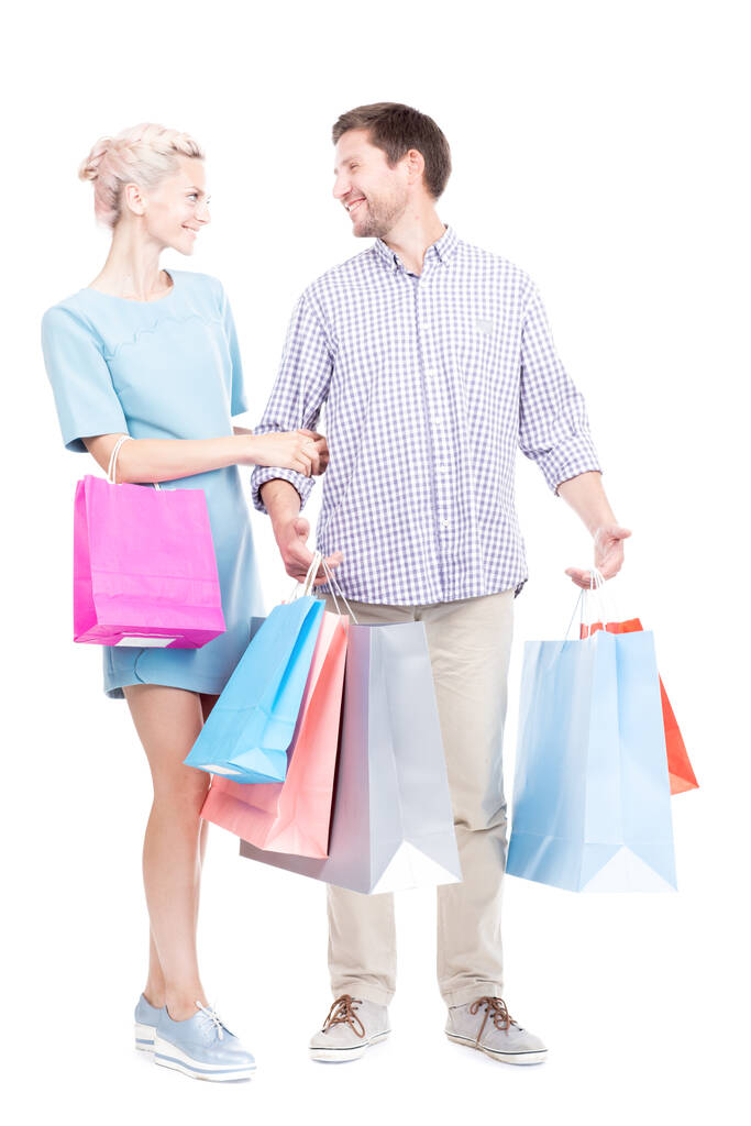 Ζευγάρι κάνει ψώνια - Φωτογραφία, εικόνα
