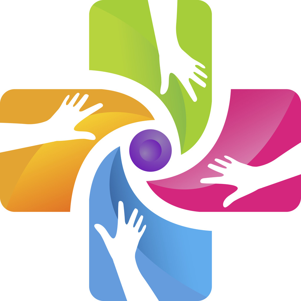 Λογότυπο φροντίδας χεριών - Διάνυσμα, εικόνα