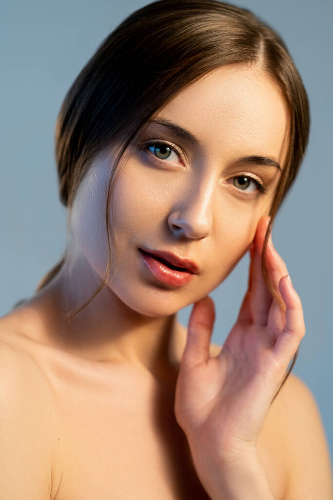 красива свіжість жіноча дерматологія обличчя жінки
 - Фото, зображення
