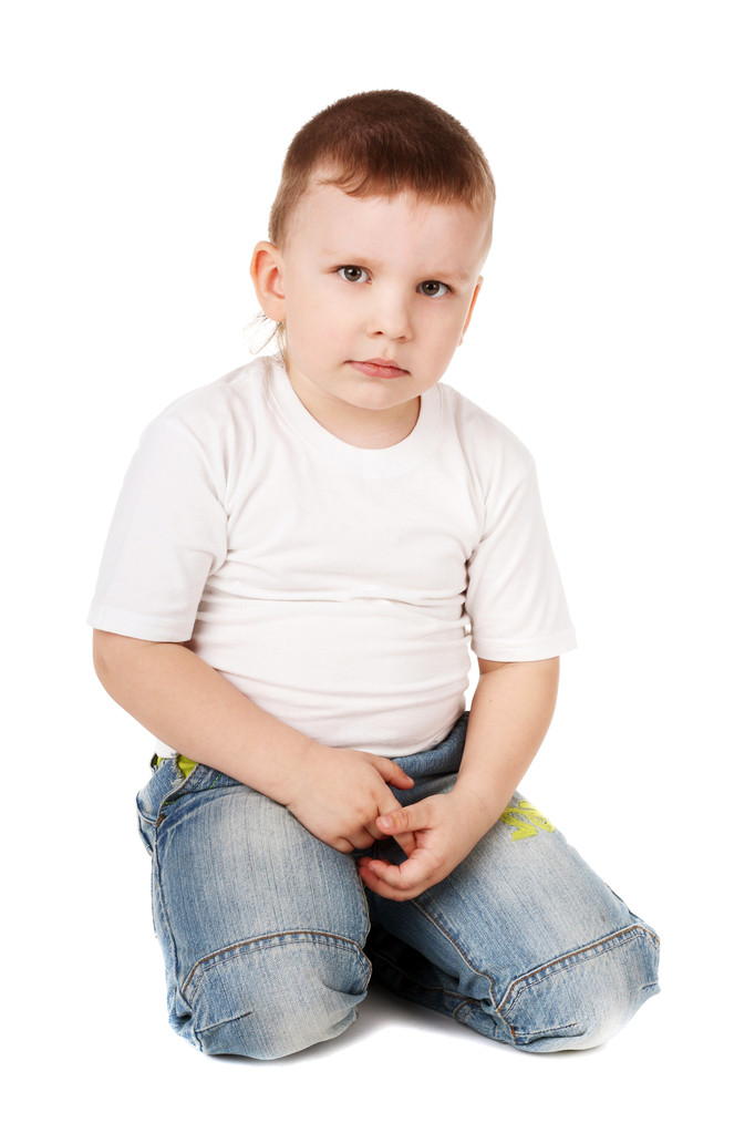Kleiner Junge in Jeans - Foto, Bild
