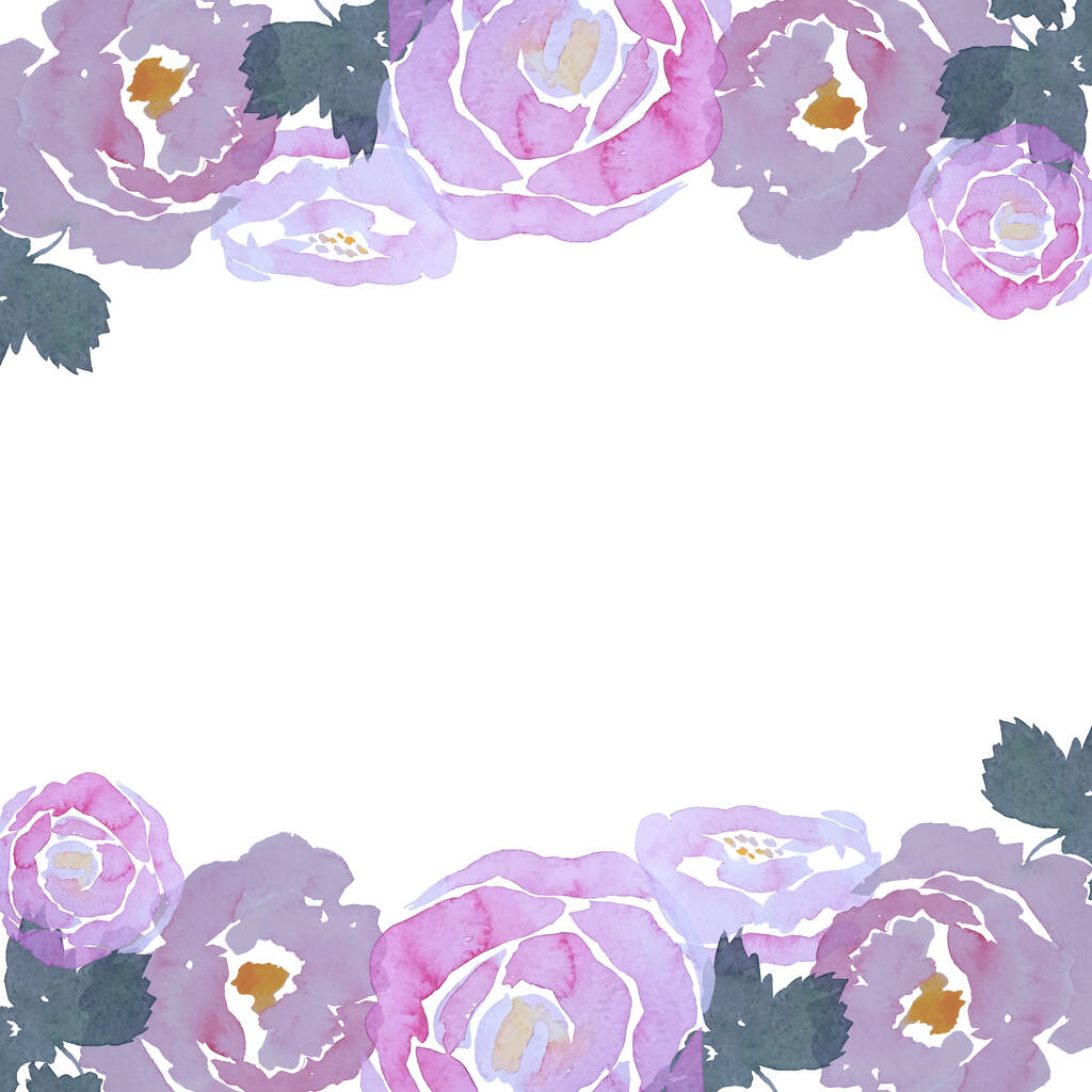  Рамка з рожевими трояндами акварель
 - Фото, зображення