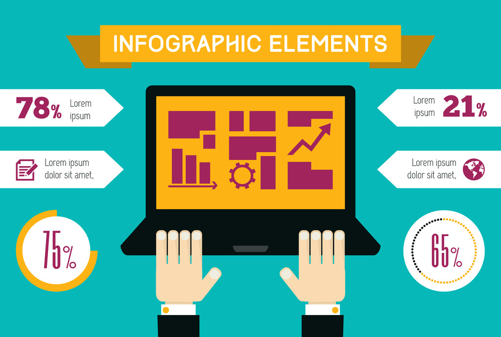 Technology Infographic Element - Vector, Image