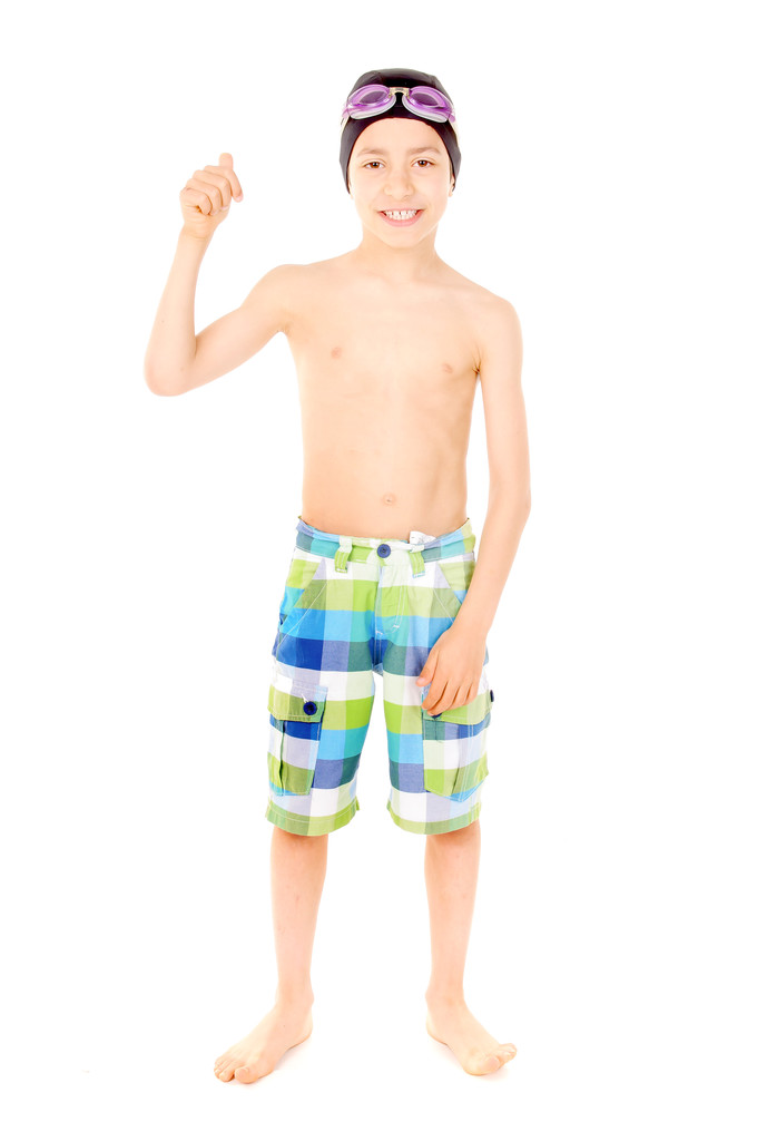 Schwimmer-Junge - Foto, Bild