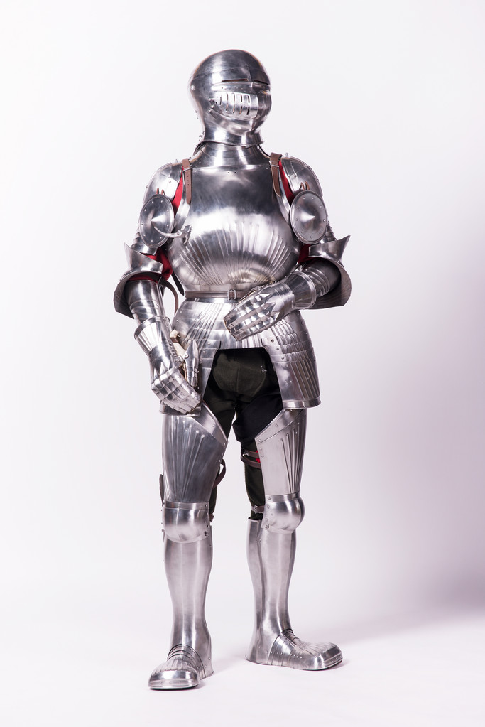 Cavaliere in armatura metallica - Foto, immagini